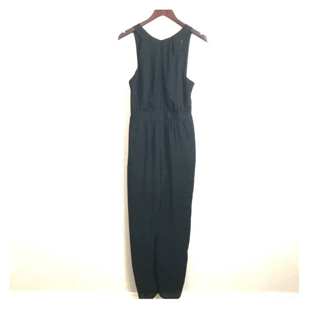 BCBGeneration black back less jumpsuit size 6